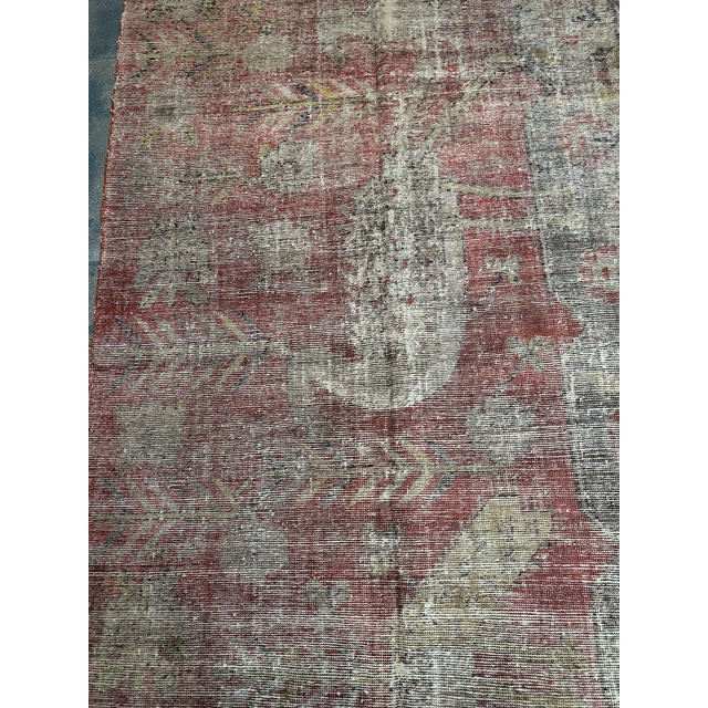 Circa 1900 Samarkand Rug With Abstract Birds For Sale - Image 4 of 6