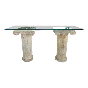 Maitland - Smith Ionic Column Console in Tessellated Stone Philippines