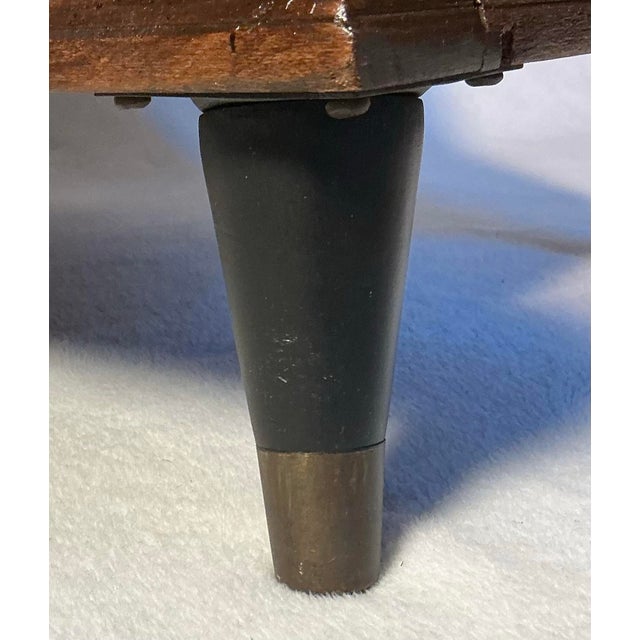 Mid-Century Modern Wooden Cabinet Art Deco Elements, Circa 50s 60s For Sale - Image 9 of 12