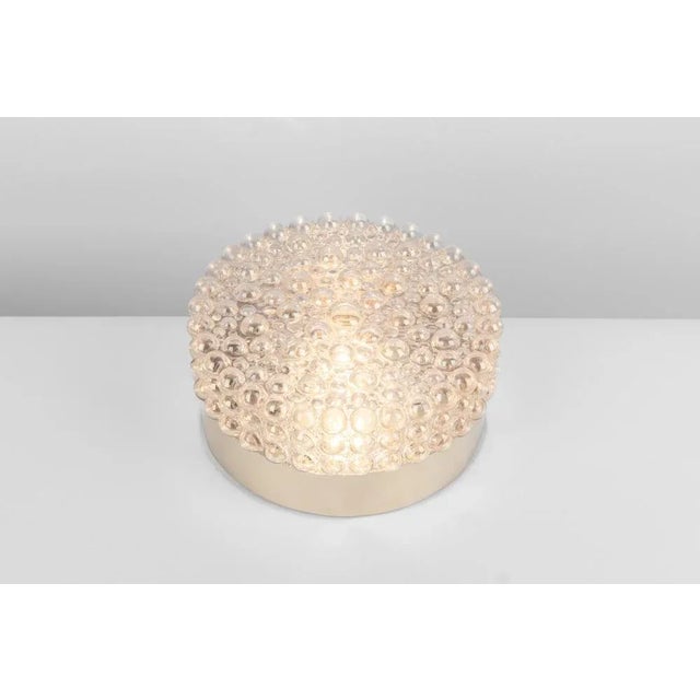 Gold Large Amber Bubble Glass Wall Lights from Glashütte Limburg, Germany, 1970s For Sale - Image 8 of 13