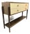Arteriors Nora Console — Eucalyptus, Ivory Leather & Brass For Sale