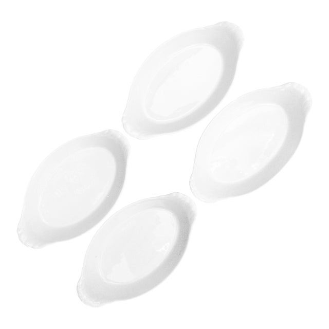 Vintage French Gratin Dishes, S/4 For Sale