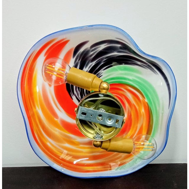 Vintage Wall Light in Murano Glass For Sale - Image 18 of 18
