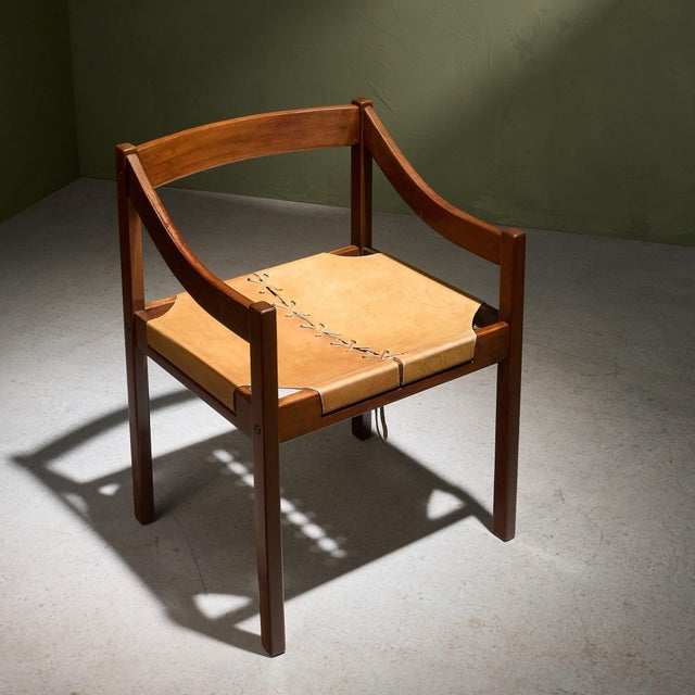 Armchair with Leather Upholstery by Jean Gillon for Italma Brazil, 1960s For Sale - Image 10 of 10