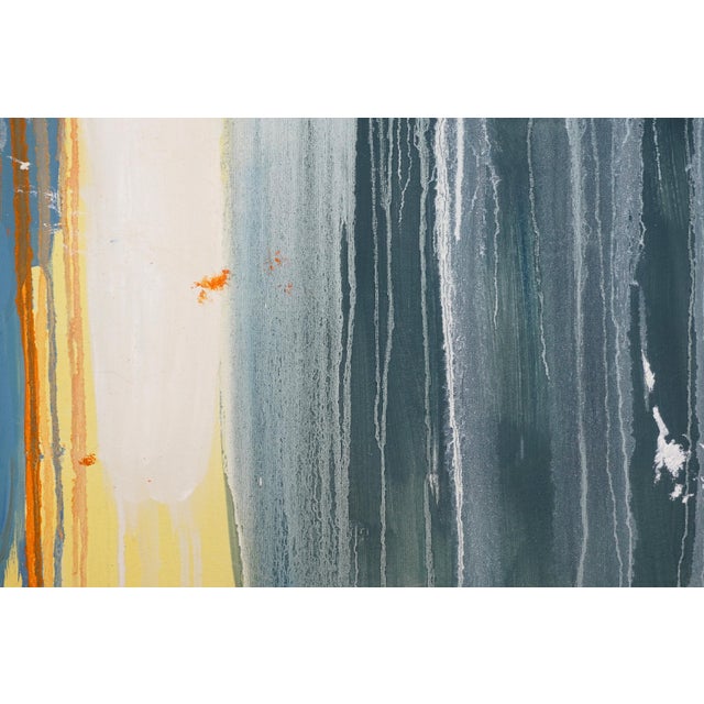 Yellow 2026, Abstract Ethereal Oil Painting on Canvas in Pastel Tones, Blooming, Abstract Modern Painting by Natalia Roman For Sale - Image 8 of 8