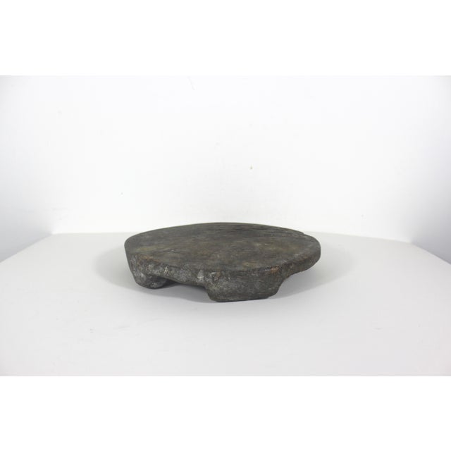 Vintage Primitive Rustic Chapati Wood Board Riser For Sale - Image 10 of 14