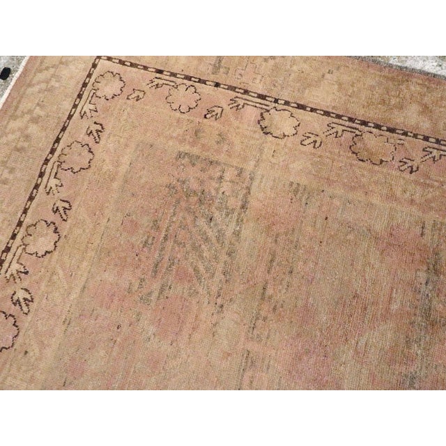 Textile Mid-20th Century Handmade East Turkestan Khotan Gallery Carpet For Sale - Image 7 of 10