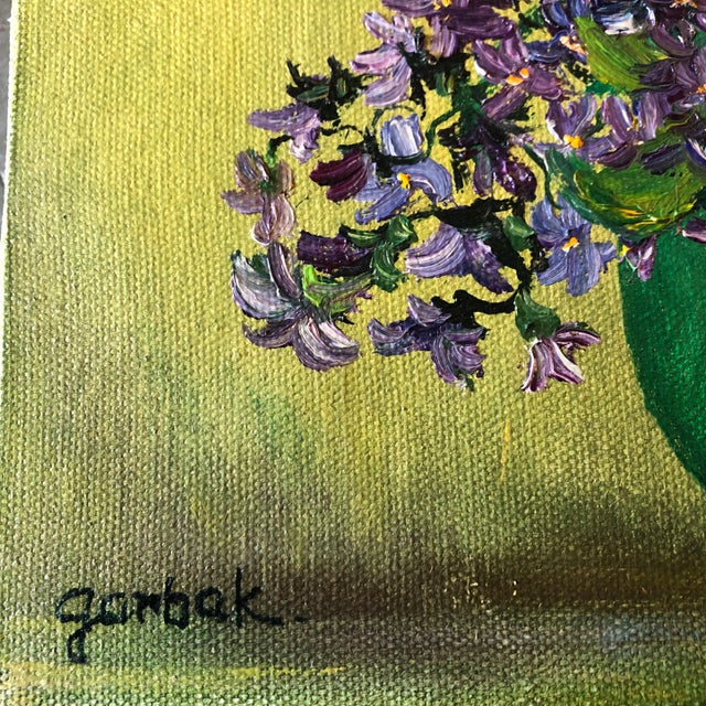 Original 8 x 10 painting on stretched canvas signed bottom left unframed