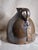 Antique Albany Slip Stoneware Jug 19th C Merchant Tag Formosa Oolong Tea Suffield Ct For Sale In Boston - Image 6 of 18