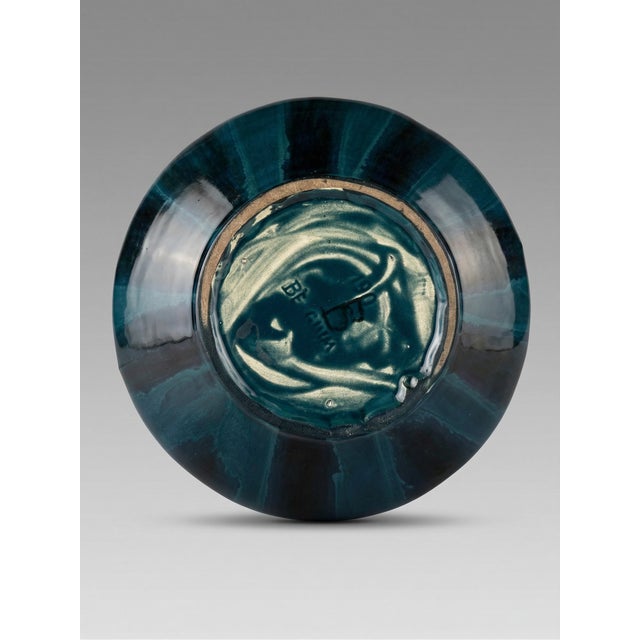 Art Deco Glazed Ceramic Vase by Thulin, Belgium, 1930s For Sale - Image 10 of 11