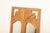 Wood The Ginkgo Leaner Pencil Reed Rattan Full-Length & Floor Mirror With Brass Hinges For Sale - Image 7 of 8