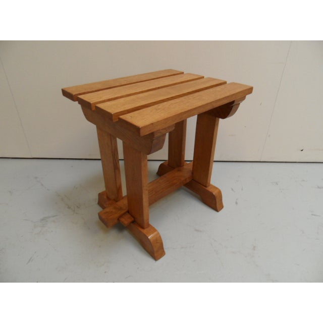 Vintage Brutalist Oak Coffee Table, 1960s, in Very Good conditions. Designed 1960 to 1969