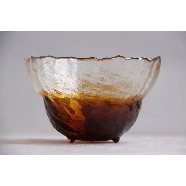 Pertti Santalahti Glass Bowl, Humppila, Finland, 1960s For Sale - Image 9 of 9