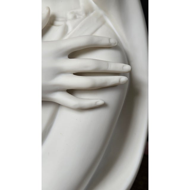 Mid 20th Century Edward Marshall Boehm Bisque Porcelain Madonna Bust For Sale In New York - Image 6 of 16