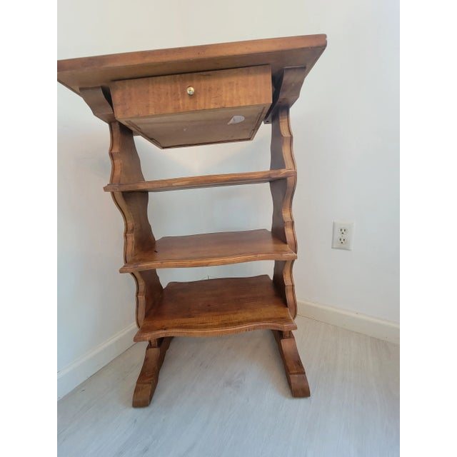 Traditional Wood Etegere For Sale - Image 3 of 8