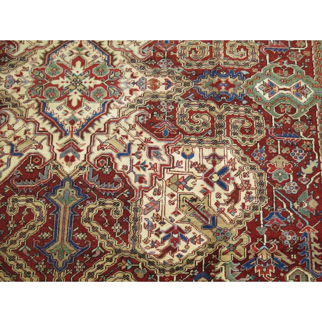 Antique Persian Heriz Rug For Sale - Image 14 of 18