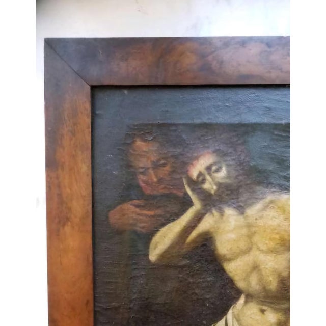 Baroque Baroque Oil on Canvas from the Neapolitan School, Circle of the Neapolitan Master Francesco Solimena (1657–1747) For Sale - Image 3 of 9