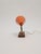 1960's Danish Mid-Century Modern Orange Metal Cone Wall Sconce For Sale - Image 4 of 8