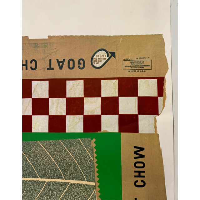 1970s Robert Rauschenberg, Large Pop Art Screenprint Collage Photo Lithograph Goat Chow Robert Rauschenberg For Sale - Image 11 of 17