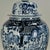 Mid 20th Century Pair of Chinese Blue and White Porcelain Palace Urns For Sale - Image 5 of 18
