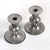 Scandinavian Modern Pewter Candlesticks by Edvin Ollers, 1971, Set of 2 For Sale - Image 4 of 8