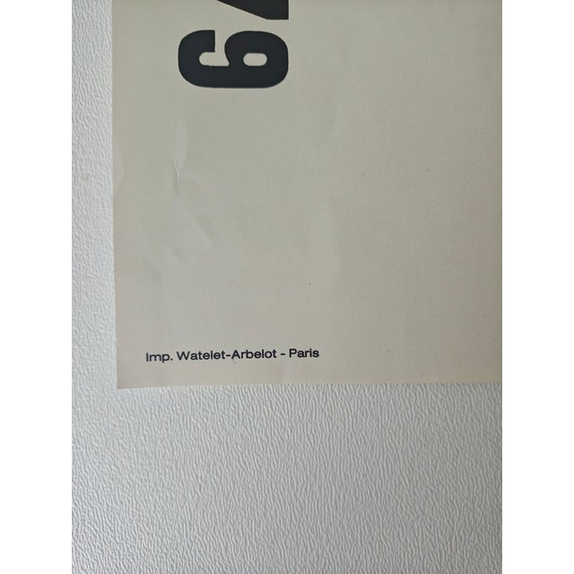 Milo Original Art Poster Exhibition Galerie Marcel Lenoir Paris Vintage Surrealist For Sale In Tampa - Image 6 of 8