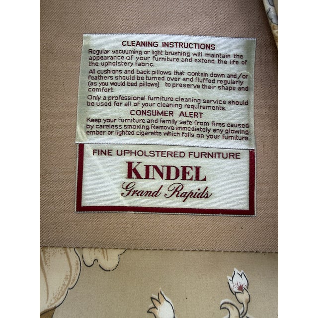 Mid Century Kindel Floral Lounge Chair For Sale - Image 12 of 15
