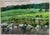 Green Original Landscape Watercolor Painting, Signed For Sale - Image 8 of 16