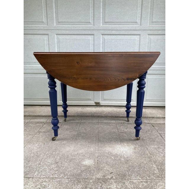 Louis XVI Style Drop-Leaf Table, 19th Century For Sale - Image 9 of 18