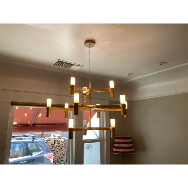 Nemo Lighting Crown Minor Nemo Chandelier in "Crown Gold" For Sale - Image 4 of 12