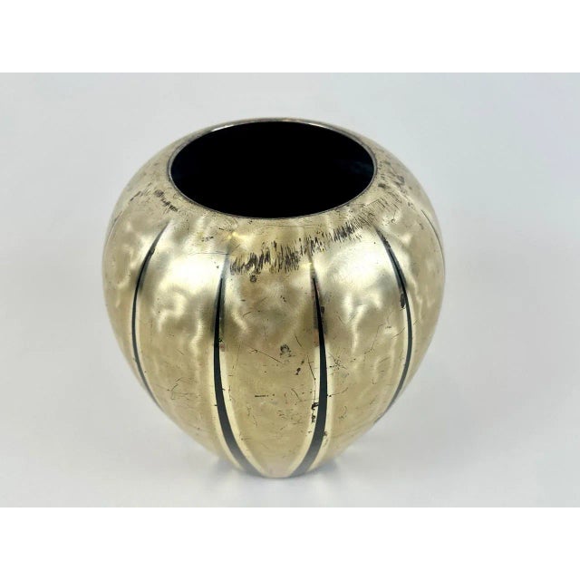 Art Deco Silver-Plated Ikora Vase from WMF, 1950s For Sale - Image 11 of 15