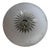 Circa 1920’s Rare Pair of Wheelcut Flowers and Vines Glass Ceiling Lights For Sale - Image 9 of 9