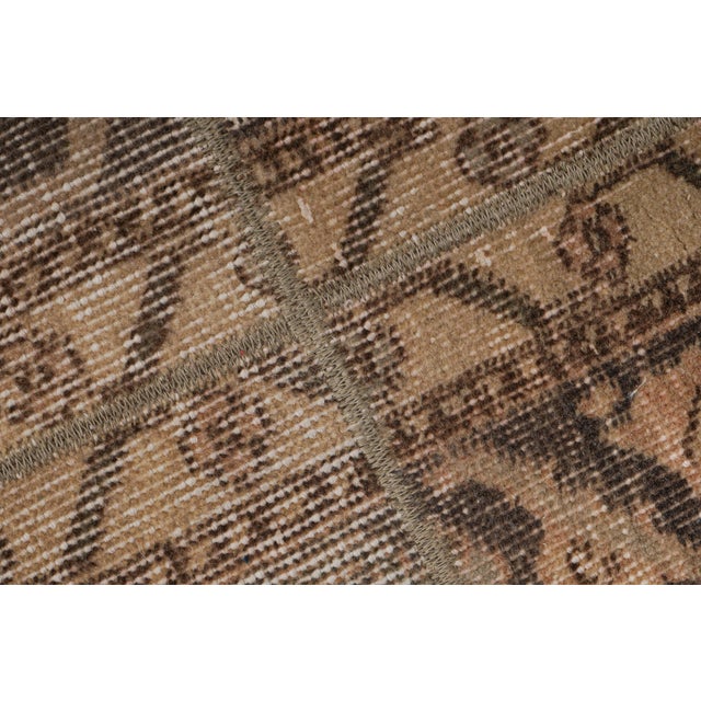 1960s Turkish Oushak Extra Long and Wide Runner - Stair Tread 1'3'' X 23'3'' For Sale - Image 9 of 12