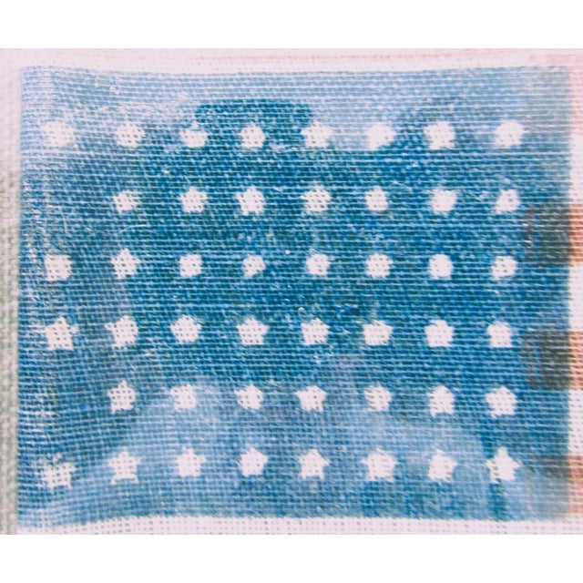 American Framed Authentic 1908-1912 Us 46 Star Flag on Gauze Flag Size For Sale - Image 3 of 4