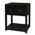 Black Nora 21 in. W Rectangular Wood 1 Drawer Small Nightstand with Lower Open Shelf, Antique Coffee For Sale - Image 8 of 8