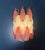 Pink Vintage Murano Italian Poliedri White and Pink Albaster Wall Sconces, 1990, Set of 2 For Sale - Image 8 of 14