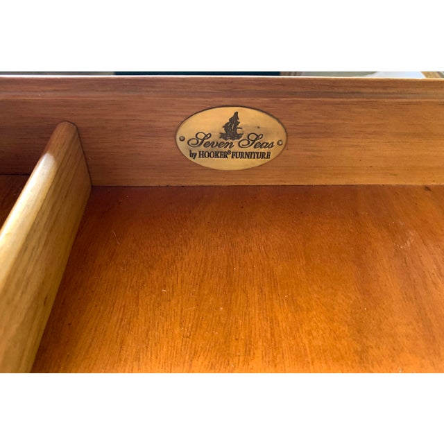 1980s Hooker Seven Seas Collection Executive Desk For Sale - Image 10 of 17