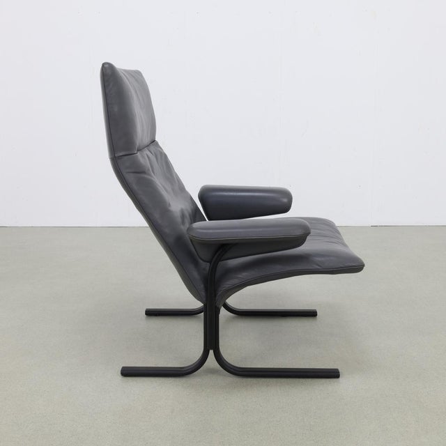 Postmodern DS 2030 Lounge Chair in Leather by Hans Eichenberger for de Sede, 1980s For Sale - Image 3 of 12