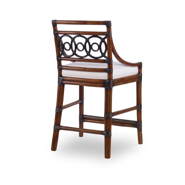 This piece is available only as shown, and will ship in 2-3 weeks. This counter stool, from the Chronograph Collection...