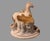 Antique Victorian Yellow Ware Sand Majolica Figural Horse & Boy Smoking Stand For Sale - Image 4 of 9
