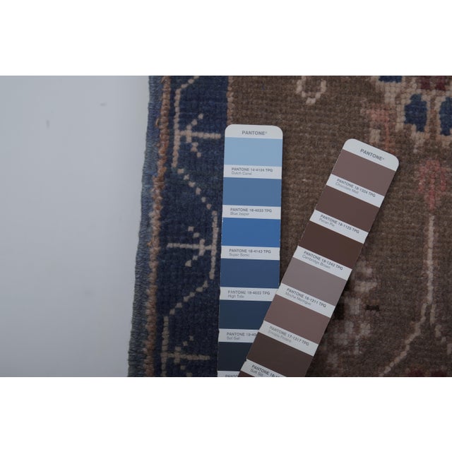 Vintage Brown Turkish Karapinar Rug 2'6'' X 7'5'' For Sale - Image 10 of 10