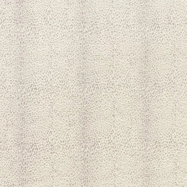 Schumacher Mini Leopard Fabric in Dove For Sale