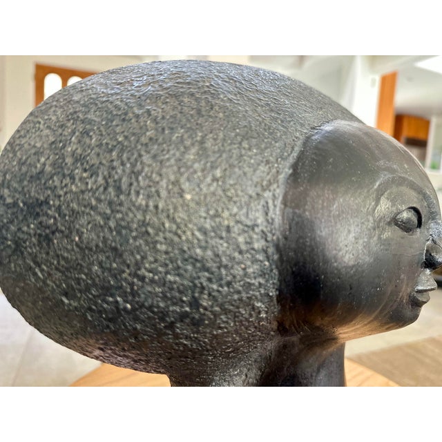 Sculpture Materials Vintage Paul Bellardo Sculpture for Austin Productions "Heads of the Universe" For Sale - Image 7 of 9