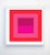 Abstract Geometric Color Study Set of 4 Prints in Reds and Pinks - 36" X 36" For Sale In Los Angeles - Image 6 of 8