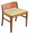 Art Deco Carved Walnut Vanity Stool | Circa 1920s For Sale