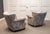 Vintage Danish Wingback Chairs with Jacquard Fabric, 1940s, Set of 2 For Sale - Image 14 of 16