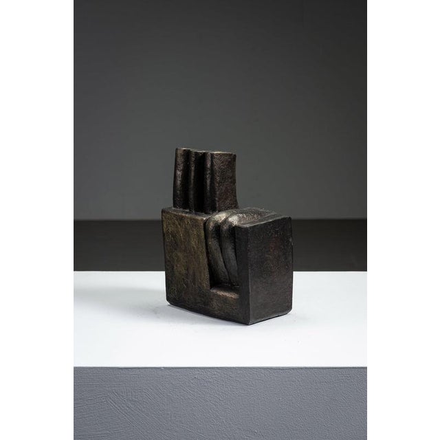 Sculpture Materials Cor Dam, Abstract Sculpture, Late 20th Century, Clay For Sale - Image 7 of 11