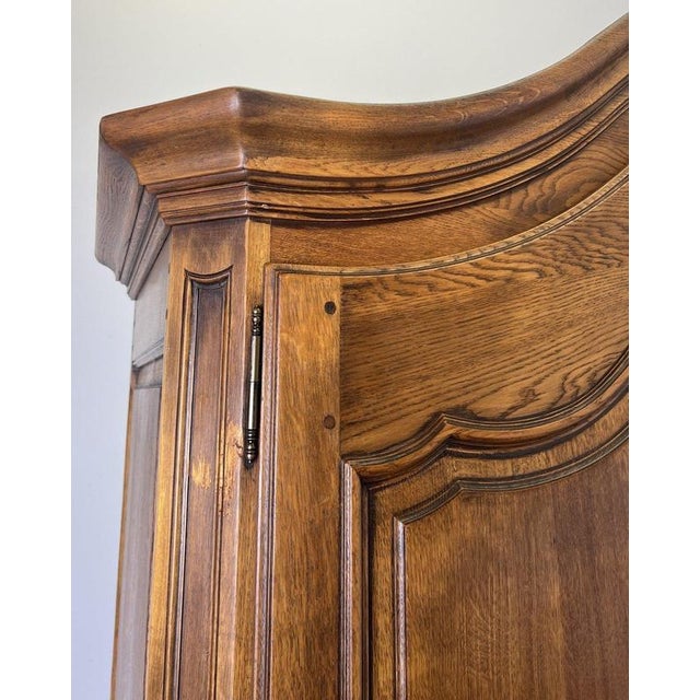 Vintage French Oak 2-Door Wardrobe For Sale - Image 5 of 14