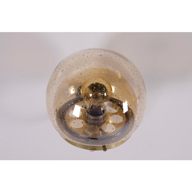 1970s Brass and Bubble Crystal Wall Sconces, 1970s, Set of 2 For Sale - Image 5 of 7