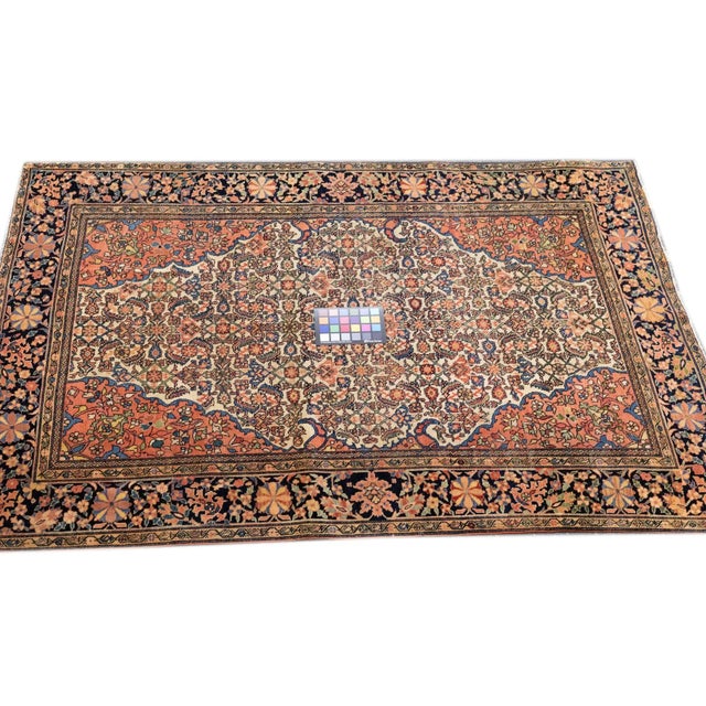 Late 18th Century Antique Farahan Sarouk Rug 3'5'' x 5' For Sale - Image 11 of 11